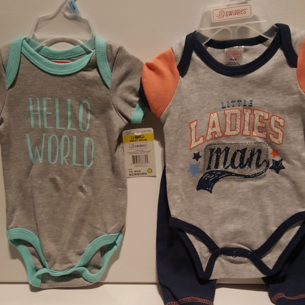 2 Swiggles outfits for $12